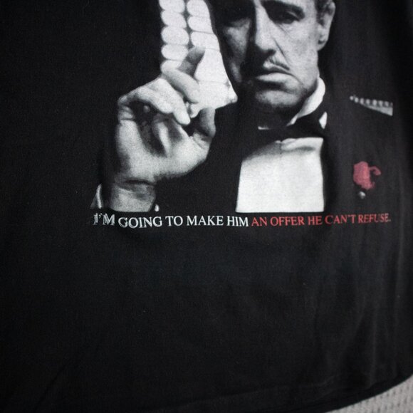 The Godfather Movie Tee Mens Medium Black - Picture 3 of 7